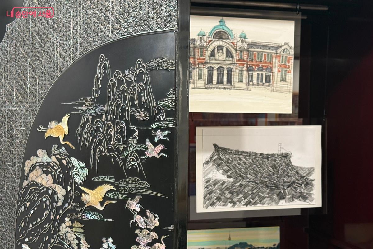 자개장 안 용산 풍경 ©우현희