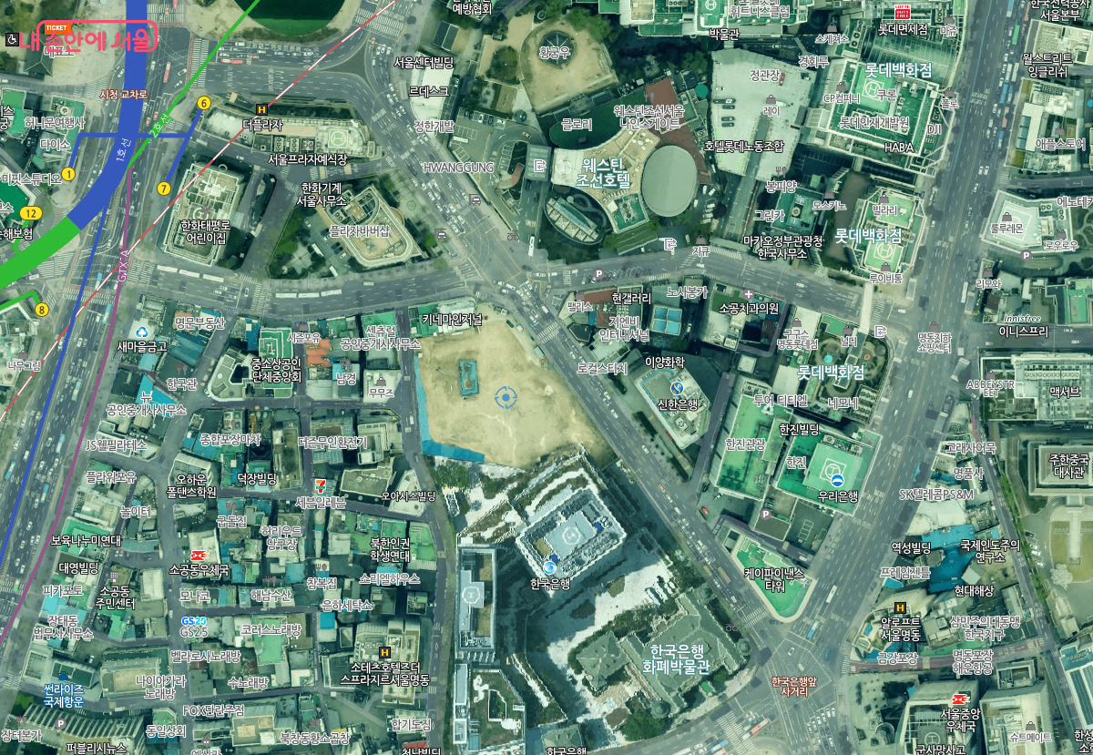 가변차로가 설치된 소공로 구간의 모습 ©서울시