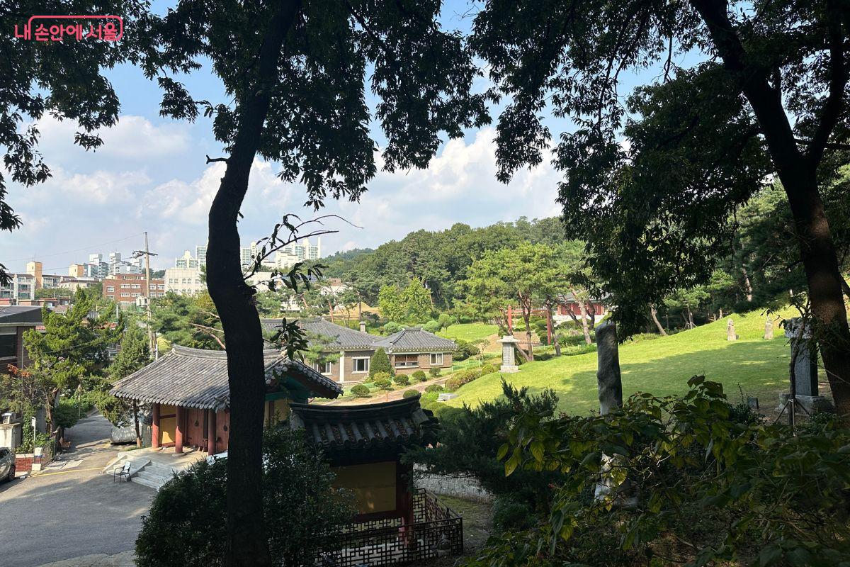 순흥 안 씨 묘역은 서울시 유형문화재 제74호로 지정된 곳이다. ©김재형