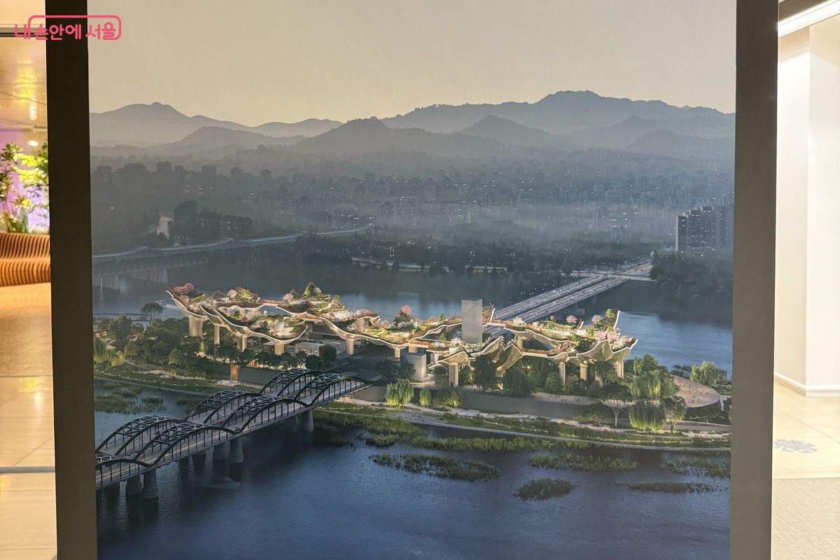 노들섬 리모델링 프로젝트 '노들 글로벌 예술섬' 조감도 ©우현희