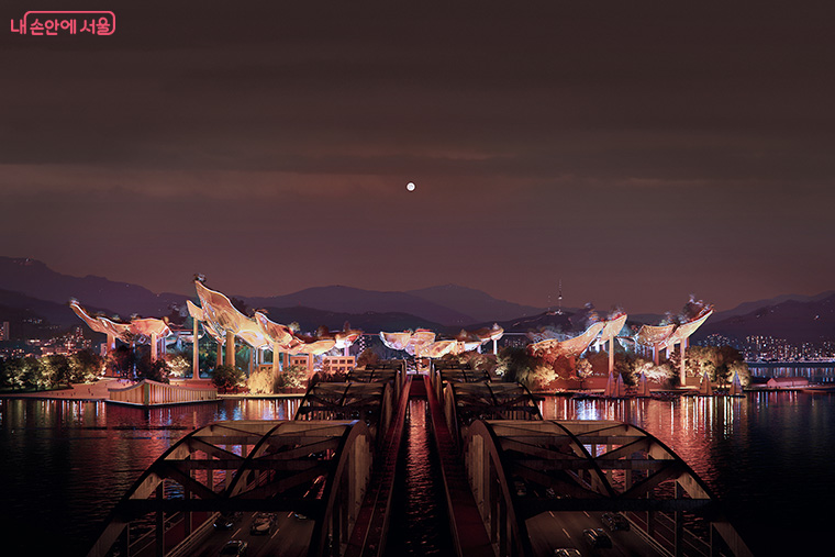 토마스 헤더윅의 ‘소리풍경’ 조감도(야경)