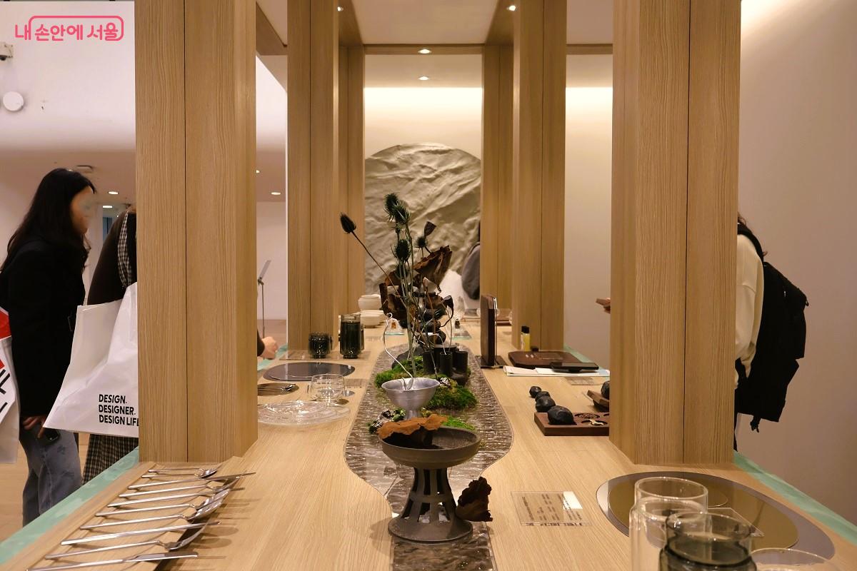 가장 관심이 간 '고요한 미식가' 존, 매일의 집밥과 차분한 식문화를 즐기는 이들을 위한 영역이다. ©이봉덕