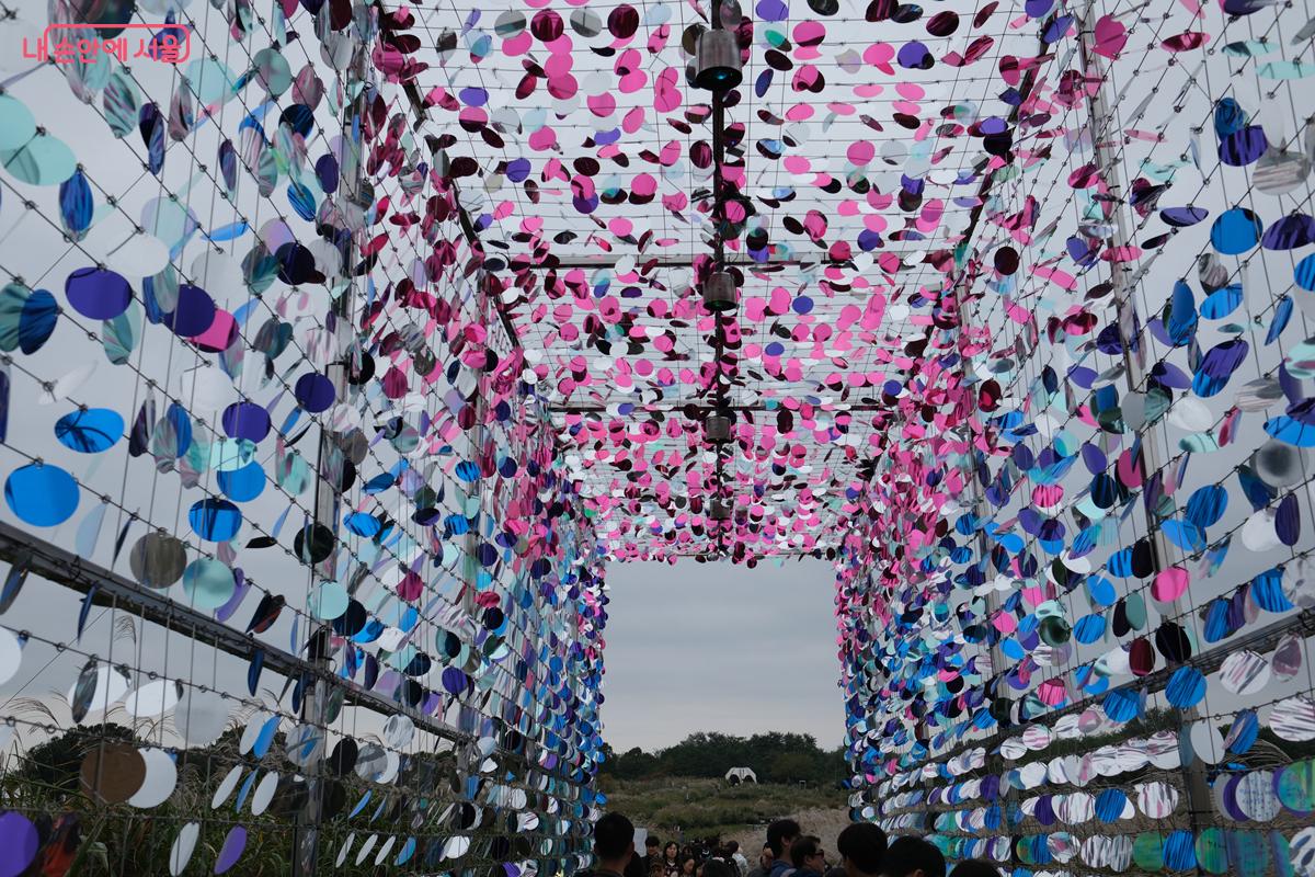 방문객들의 소원이 걸린 소원존 풍경 ©박우영