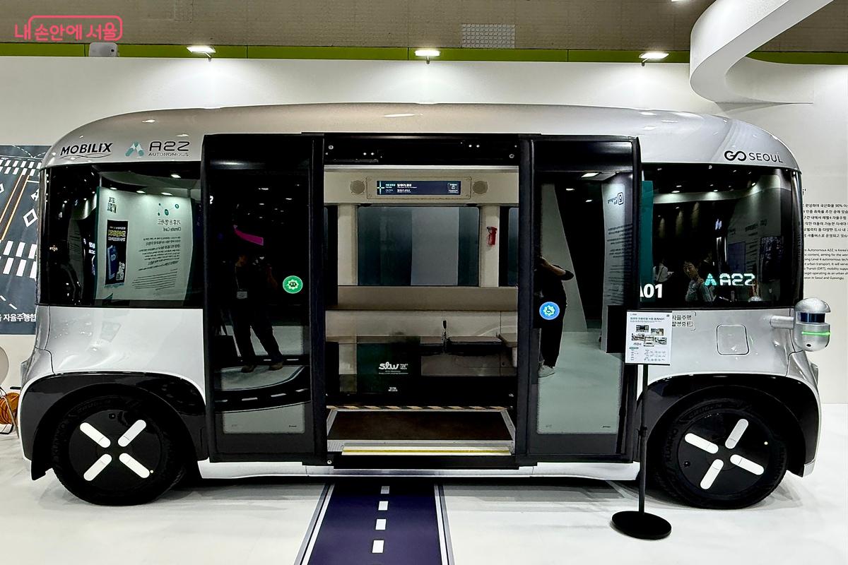 청계천 자율주행 셔틀 청계A01 ⓒ임수영
