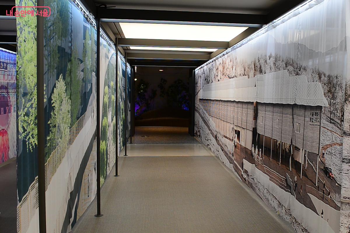 서울도시건축전시관에서 열리는 서울전 (펼쳐보는 서울) 전시물 ⓒ오도연 