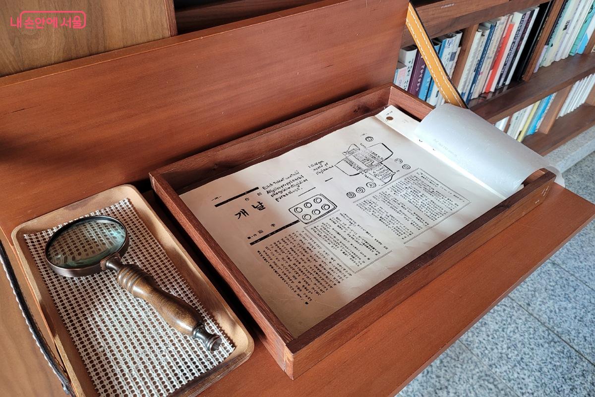 이상의 집 안에 전시물 ©박미선