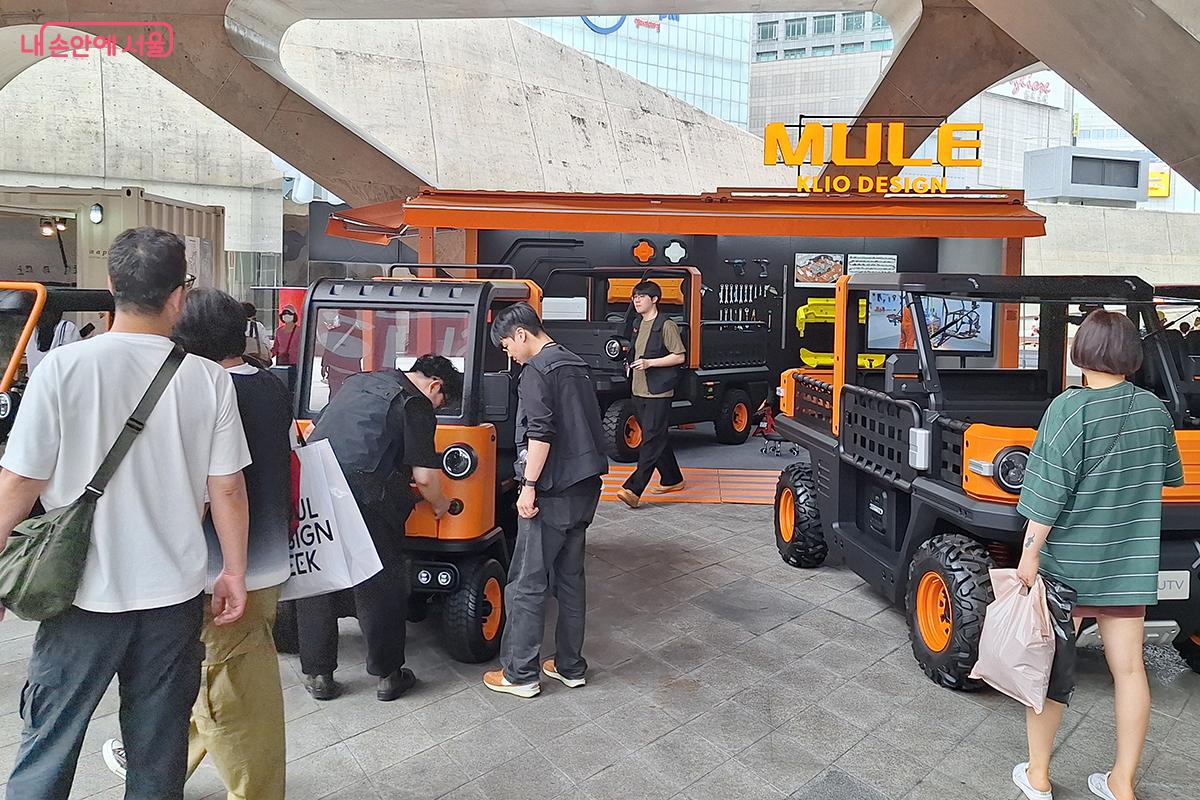 DDP 어울림광장에서 열린 팝업스토어에 다양한 디자인 유니콘 기업들이 참여했다. ©이혜숙