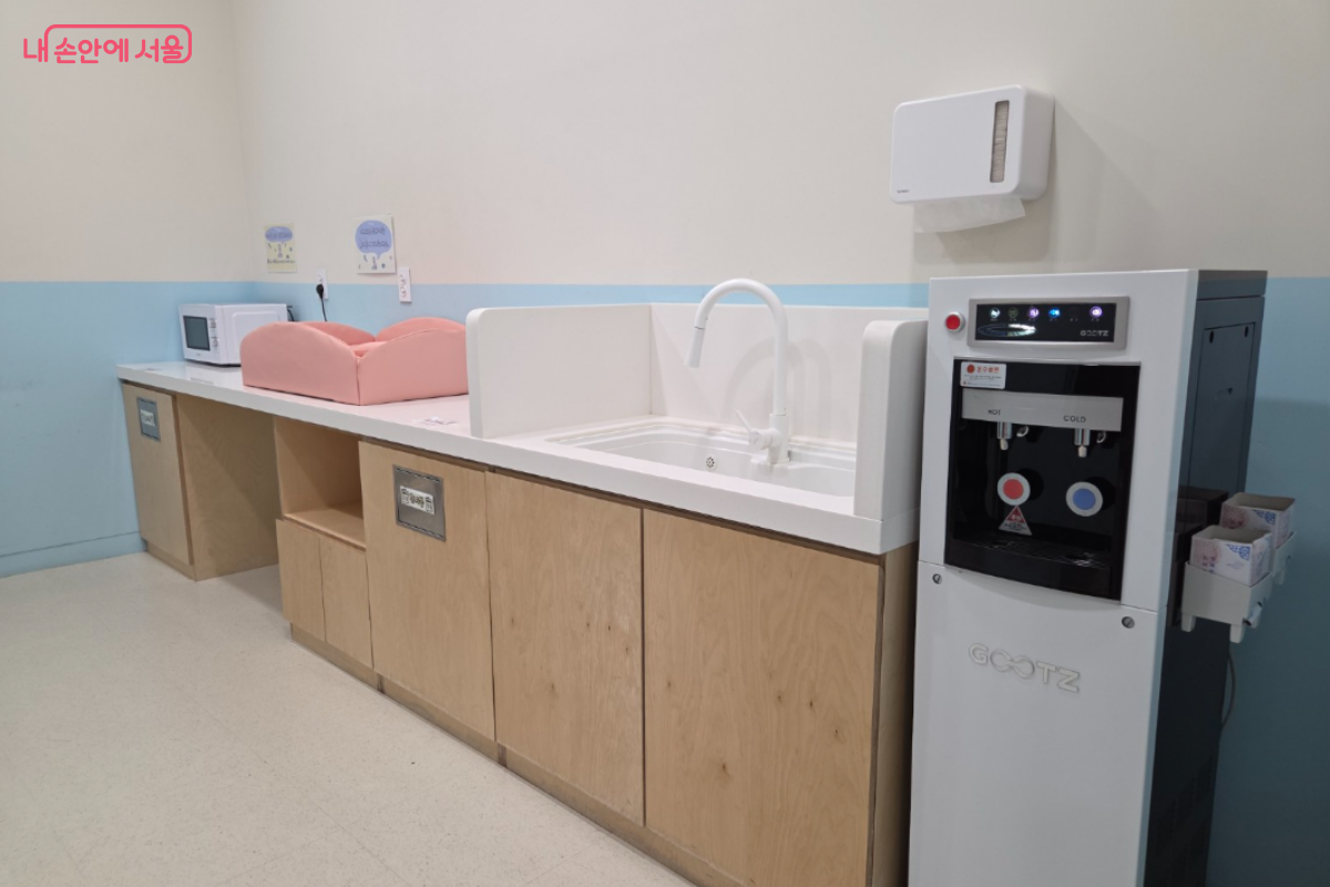 아기쉼터와 수유실 내부 모습 ⓒ김가현