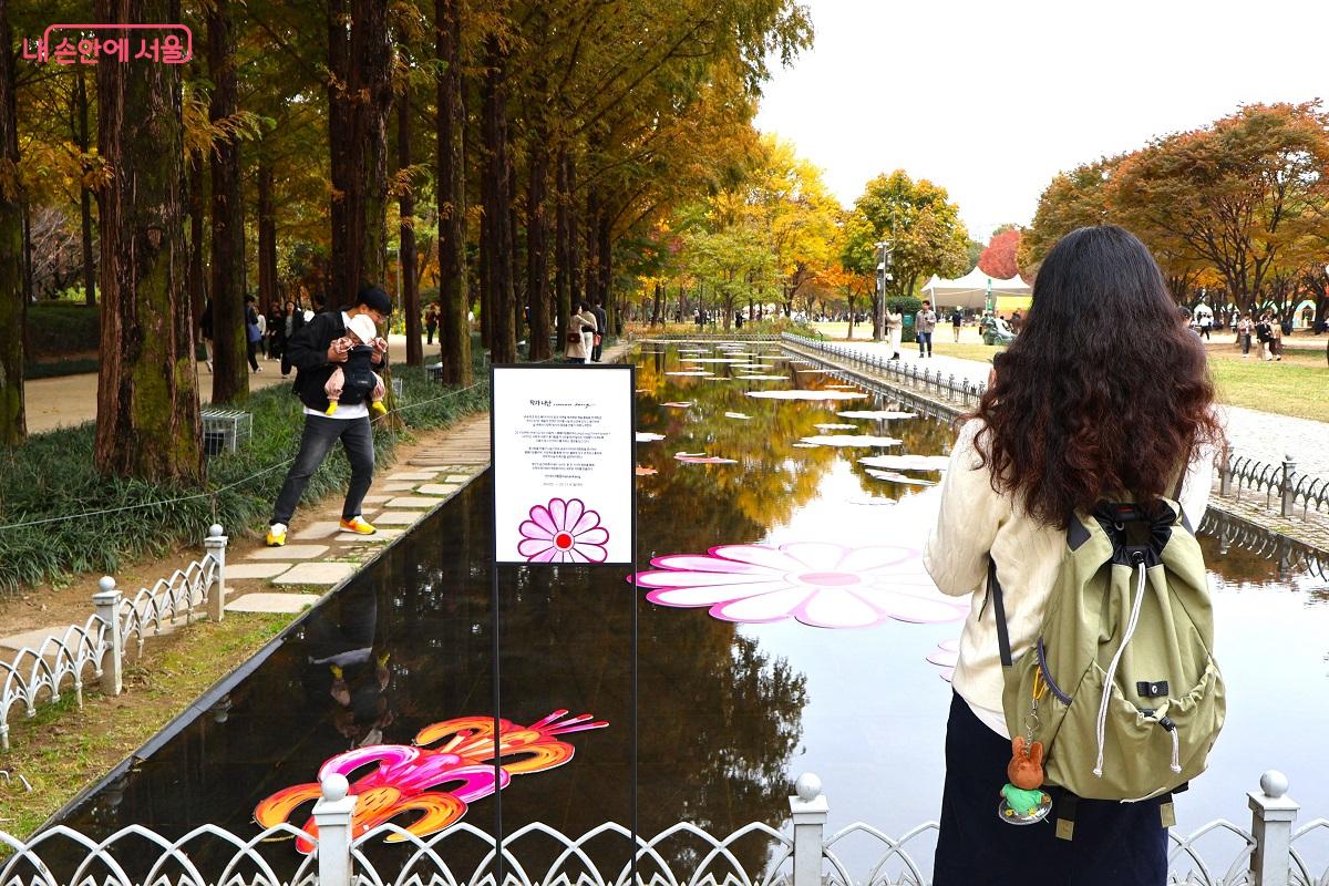 서울숲의 얼굴, 거울연못의 가을 풍경 ©이봉덕