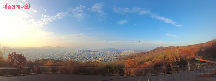 용마산 스카이워크 전망대 파노라마뷰