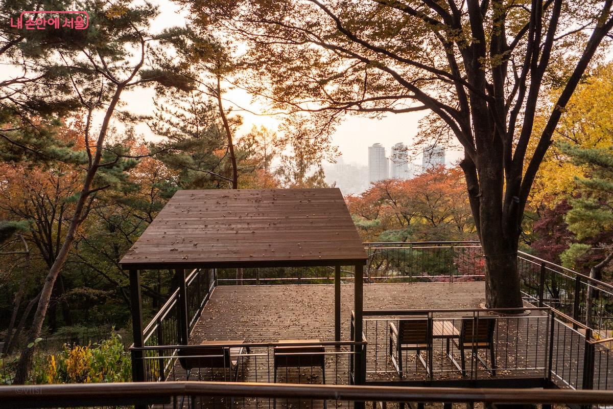 쉬어가기 좋은 장소마다 서울의 풍경도 함께 감상할 수 있어 더욱 즐겁다. &copy;이진형