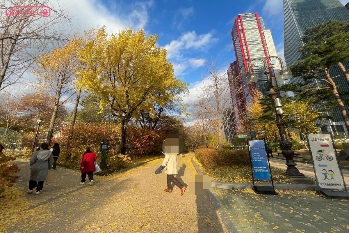 여의도 지하벙커와 가까운 여의도 공원 ©이정민