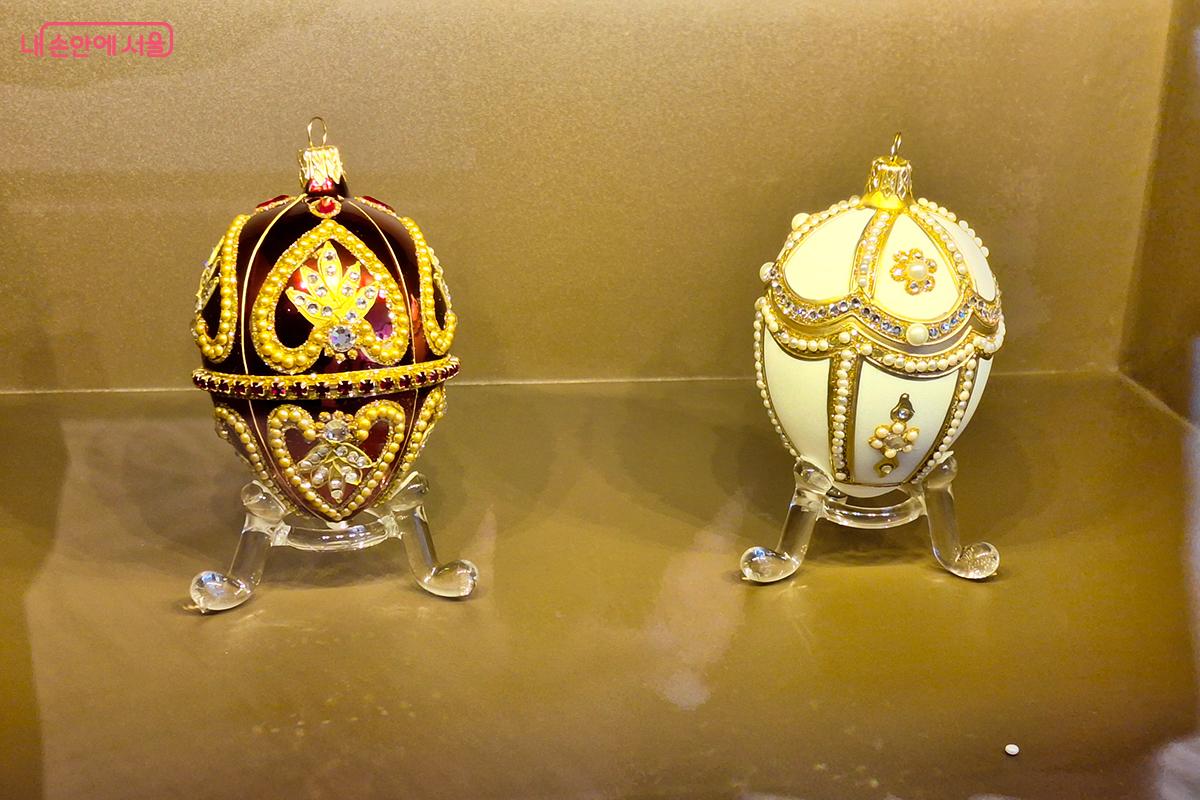 오즈도바의 ‘파베르제 달걀’은 중국에서 들어온 전통공예 양식을 발전시킨 결정체다. ©이혜숙