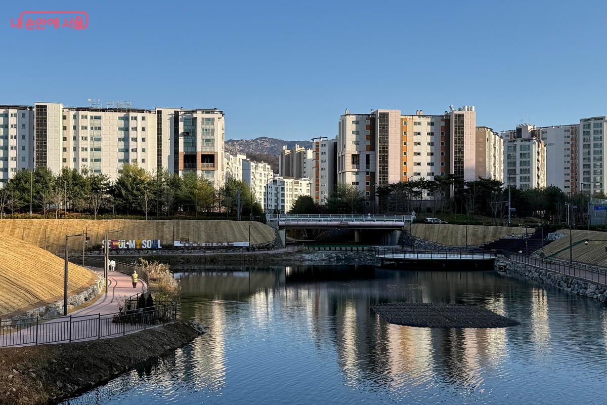 서울 은평구 구파발천 유수지가 감성공간으로 재탄생했다. ©임수영