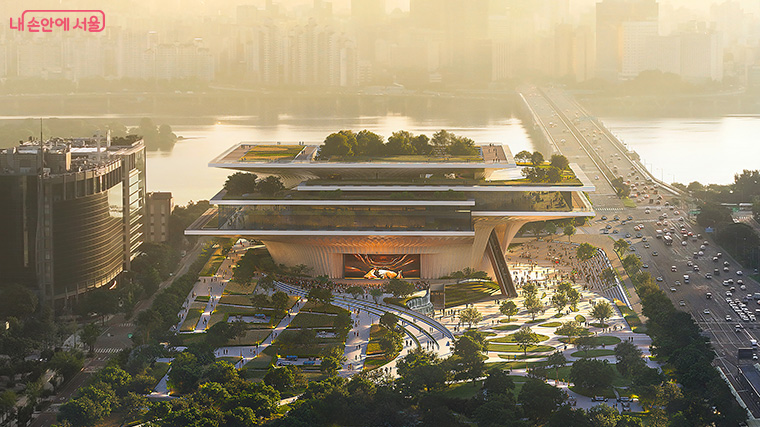 조감도 – 여의도공원 방향