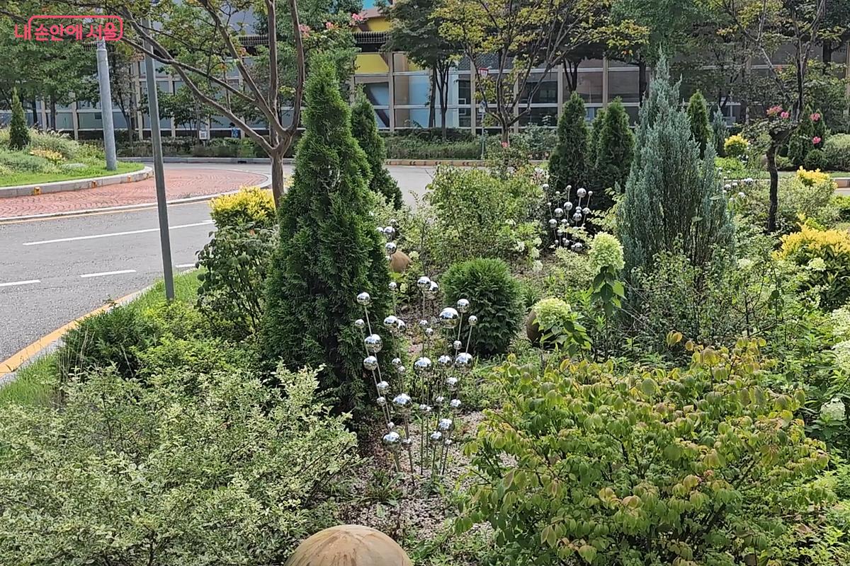 석계동 가로정원의 다양한 식물들 ©오도연