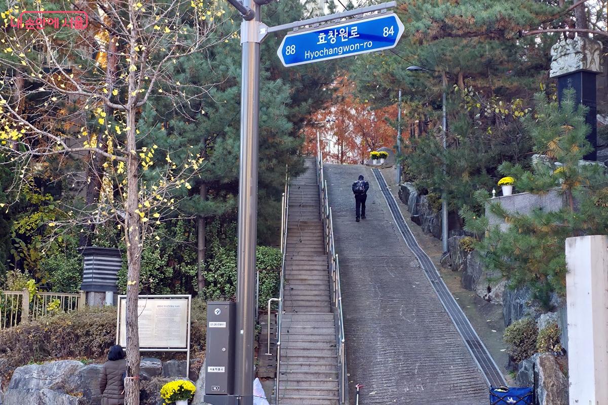 남이장군 사당에 오르는 길. 43회 사당제를 마치고 다시 평상의 모습으로 돌아갔다. &copy;장승철
