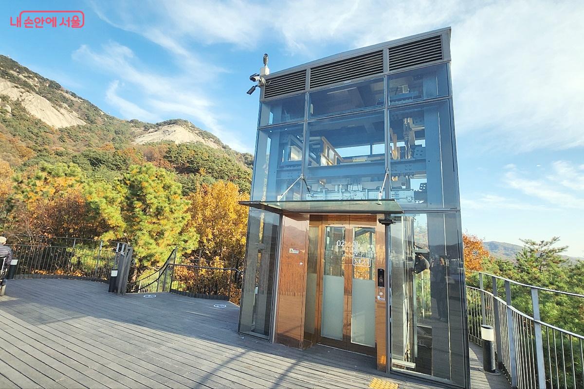 불암산 전망대 엘리베이터