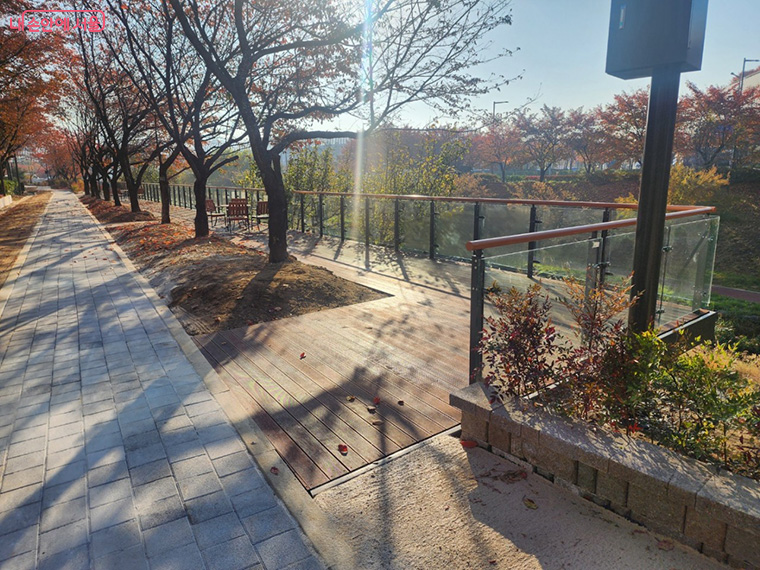 장지천 수변활력거점 - 전망데크
