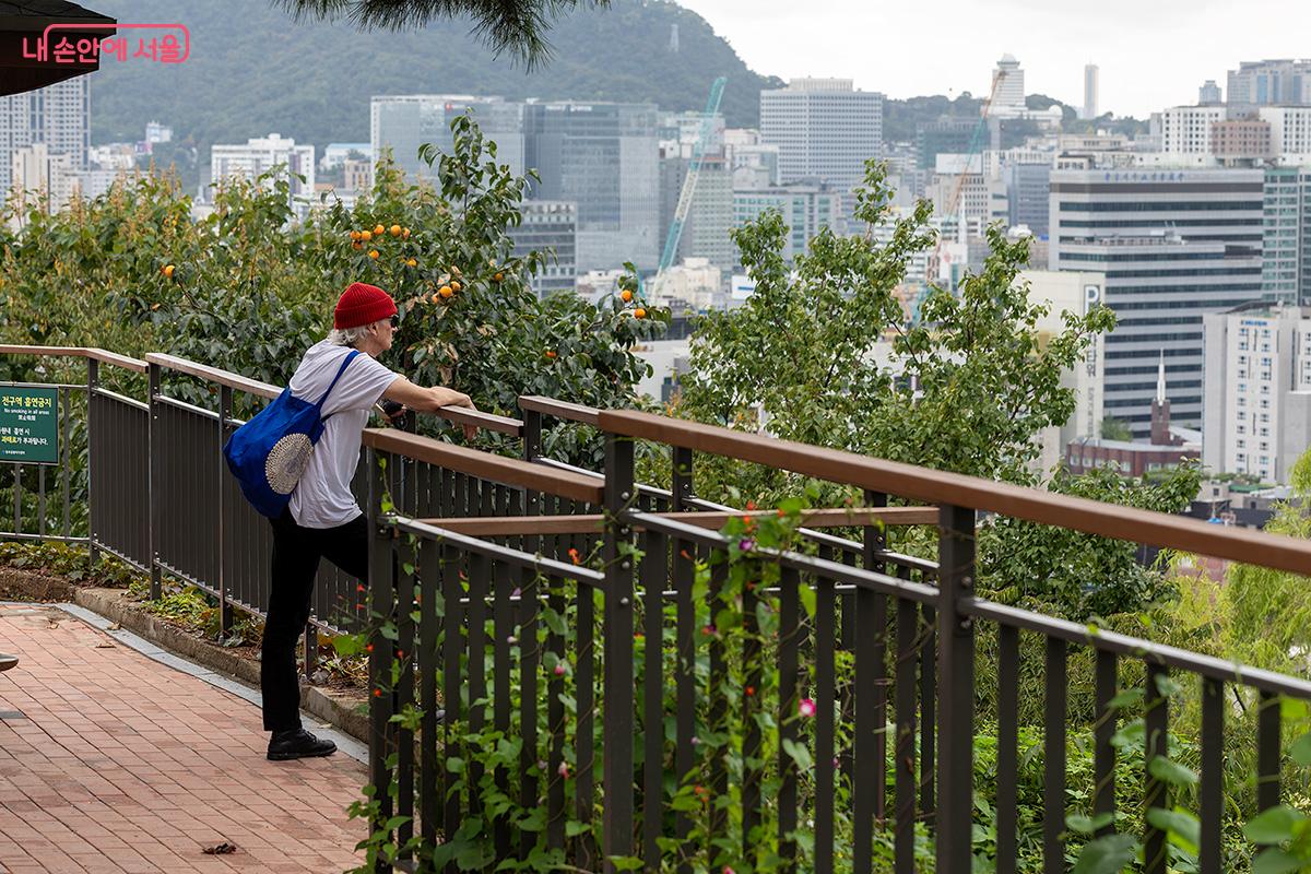 한 외국인이 한참을 넋 놓고 바라보고 있다. ©문청야