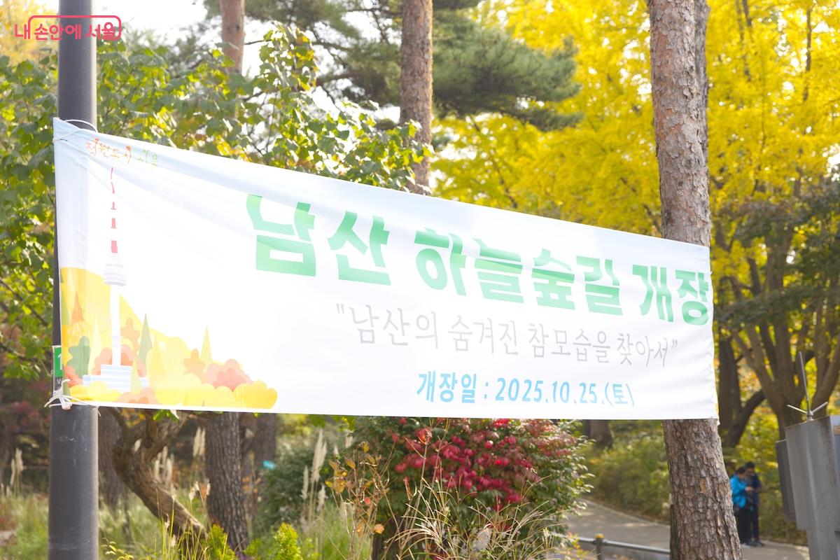 지난 10월 25일은 남산 하늘숲길이 개장한 날이다. &copy;임중빈