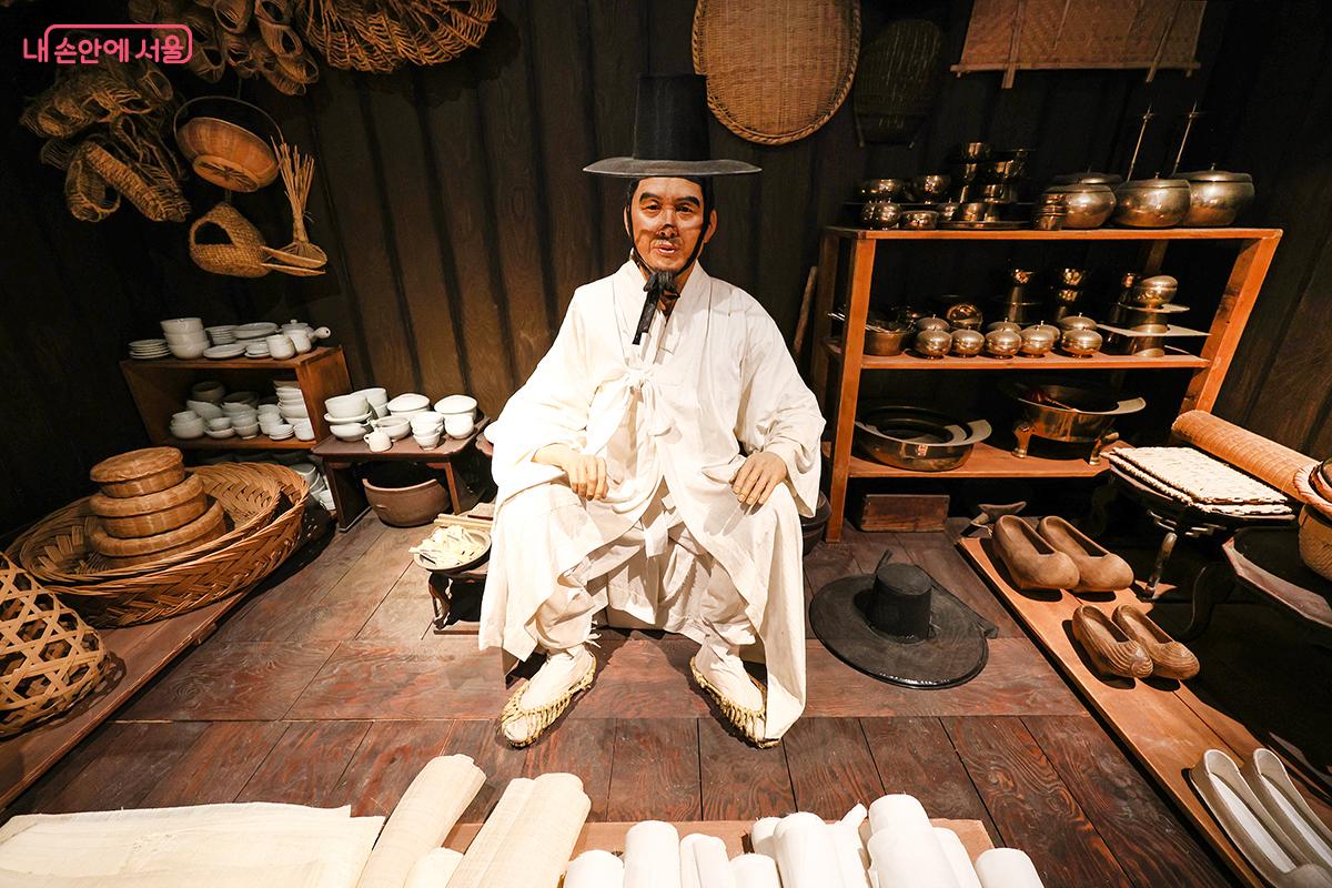 조선 후기 서민들의 모습이 모형으로 고스란히 남아 있다. ©김주연