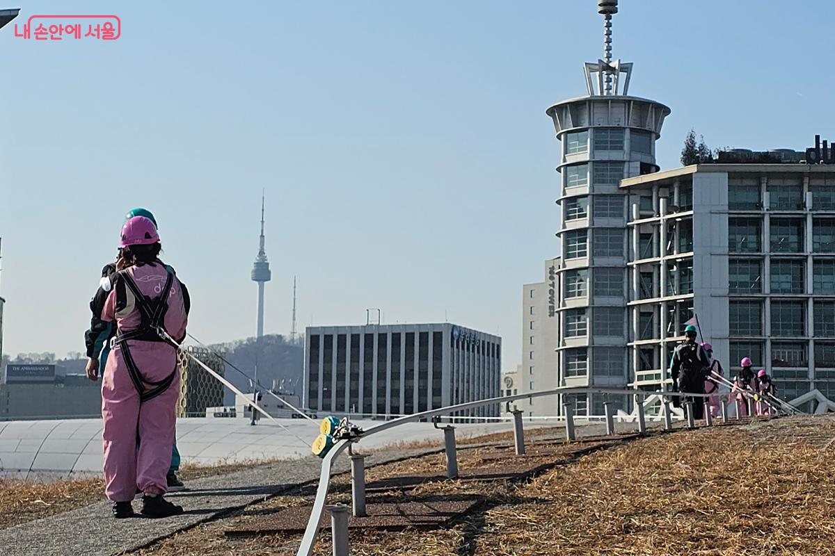 N서울타워를 바라다볼 수 있다. ©오도연