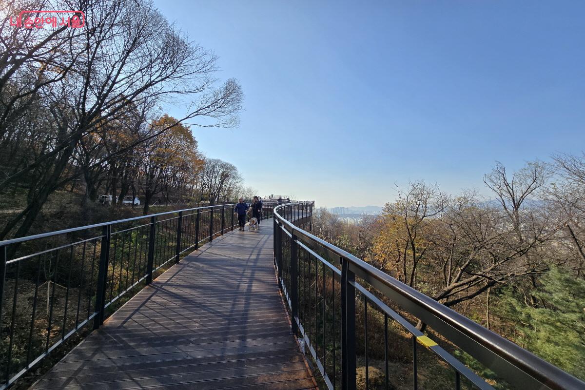 용마산 스카이워크 가는 길 ©조송연