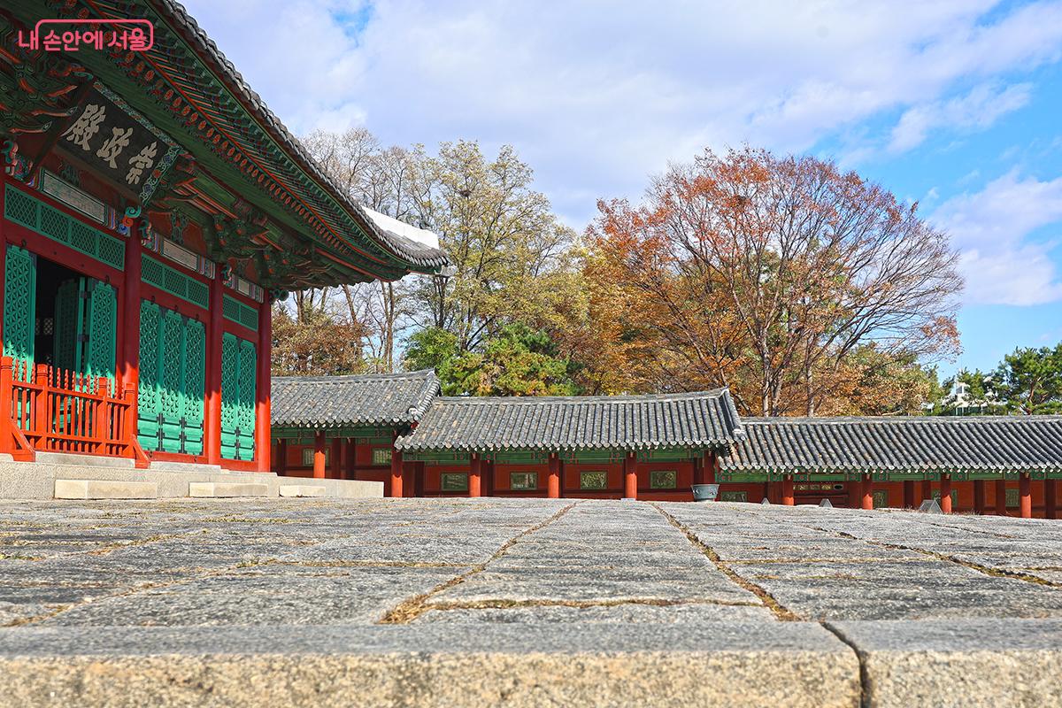 숭정전 앞에서 바라본 가을 풍경 ©김주연