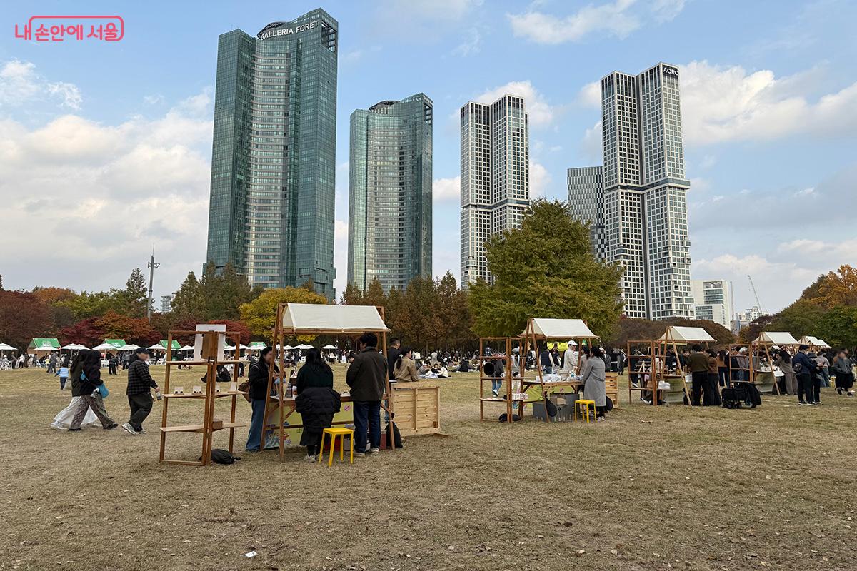 가족마당에서 열린 정원체험 프로그램과 팝업 가든스토어 ©김미정