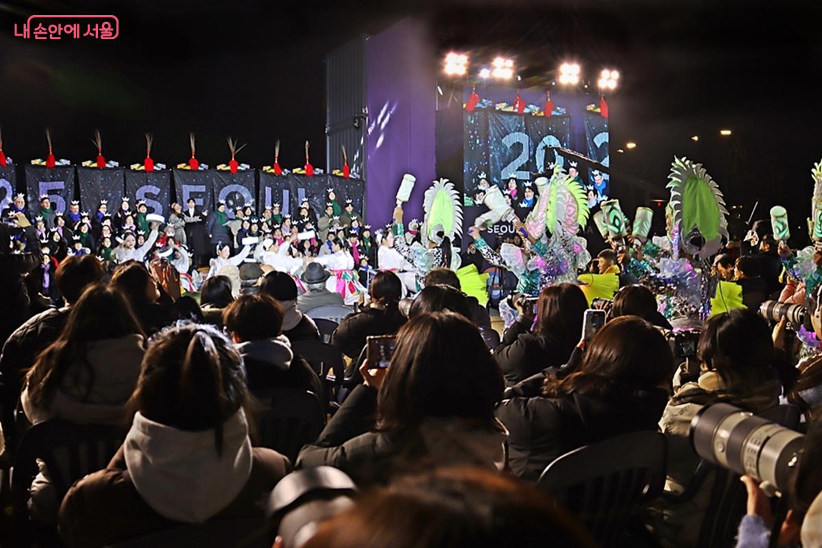 개막식의 백미는 단연 합동 무대였다. &copy;정향선