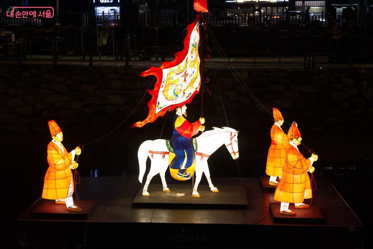 우이천 수변활력거점인 '재간정'을 찾아오면 빛초롱축제 구간을 바로 만날 수 있다. ©임중빈