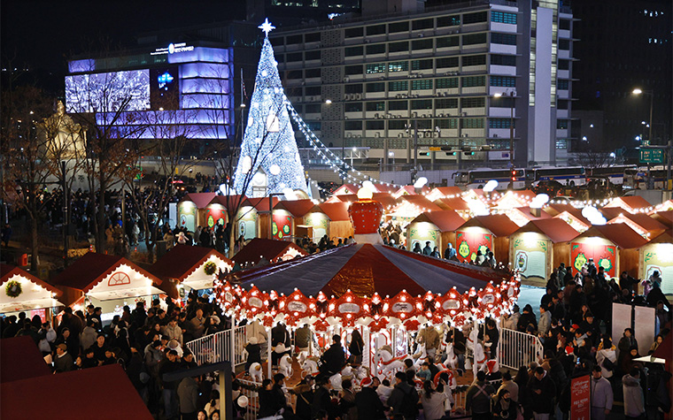 서울 도심 새해맞이 카운트다운 관련 이미지