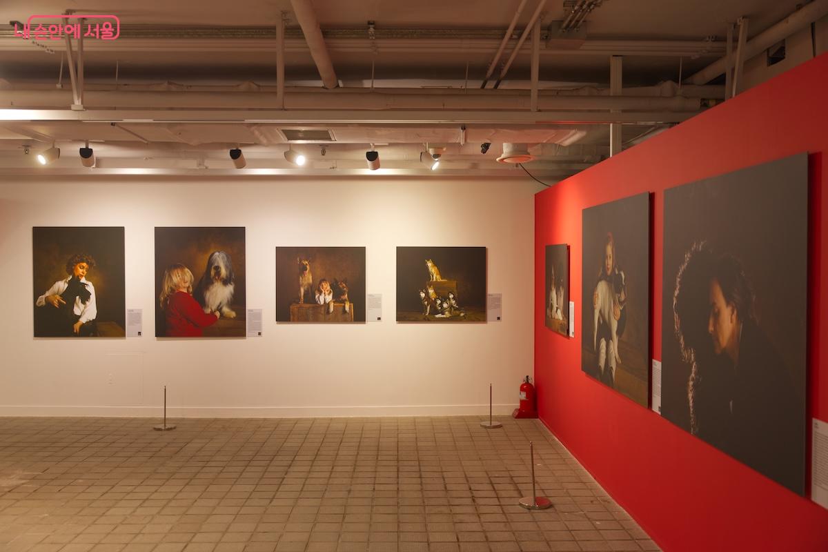 사람과 동물, 반려동물과의 교감과 공존을 주제로 하고 있다. ©임중빈