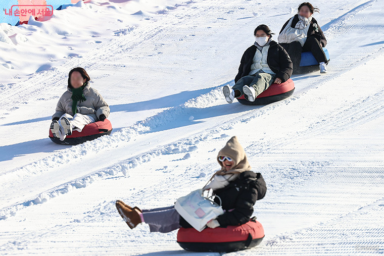 뚝섬한강공원 눈썰매장