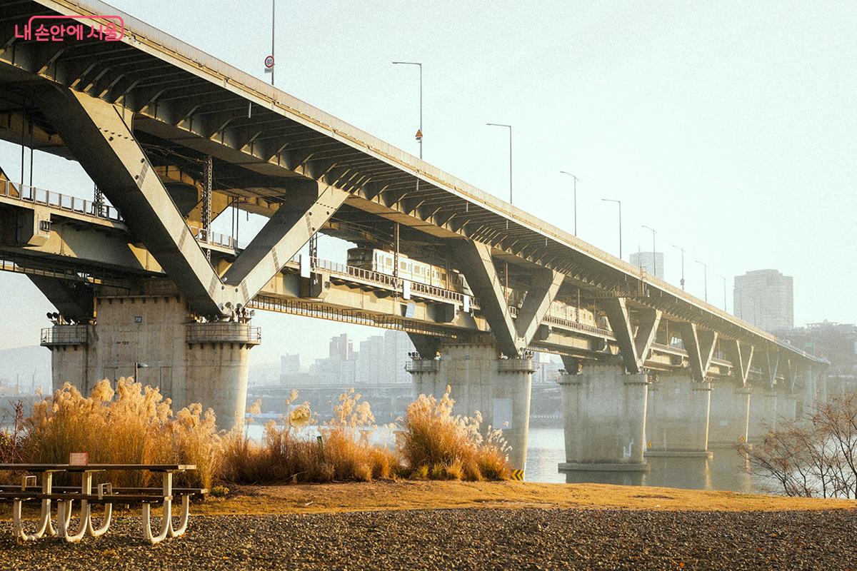 <케이팝 데몬 헌터스> 배경으로 등장해 관심을 받고 있는 청담대교 &copy;김아름