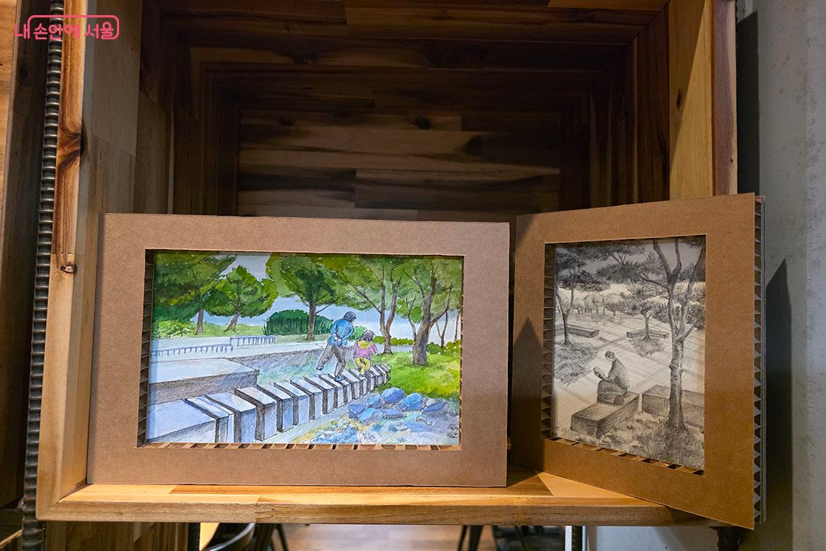 ‘사람 그리고 정원의 친구들의 아름다움’을 주제로 한 작품 ©이정민