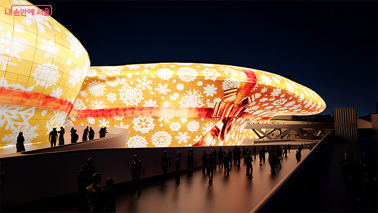 DDP의 연말연시가 따스한 빛의 예술로 다시 깨어날 예정이다. 