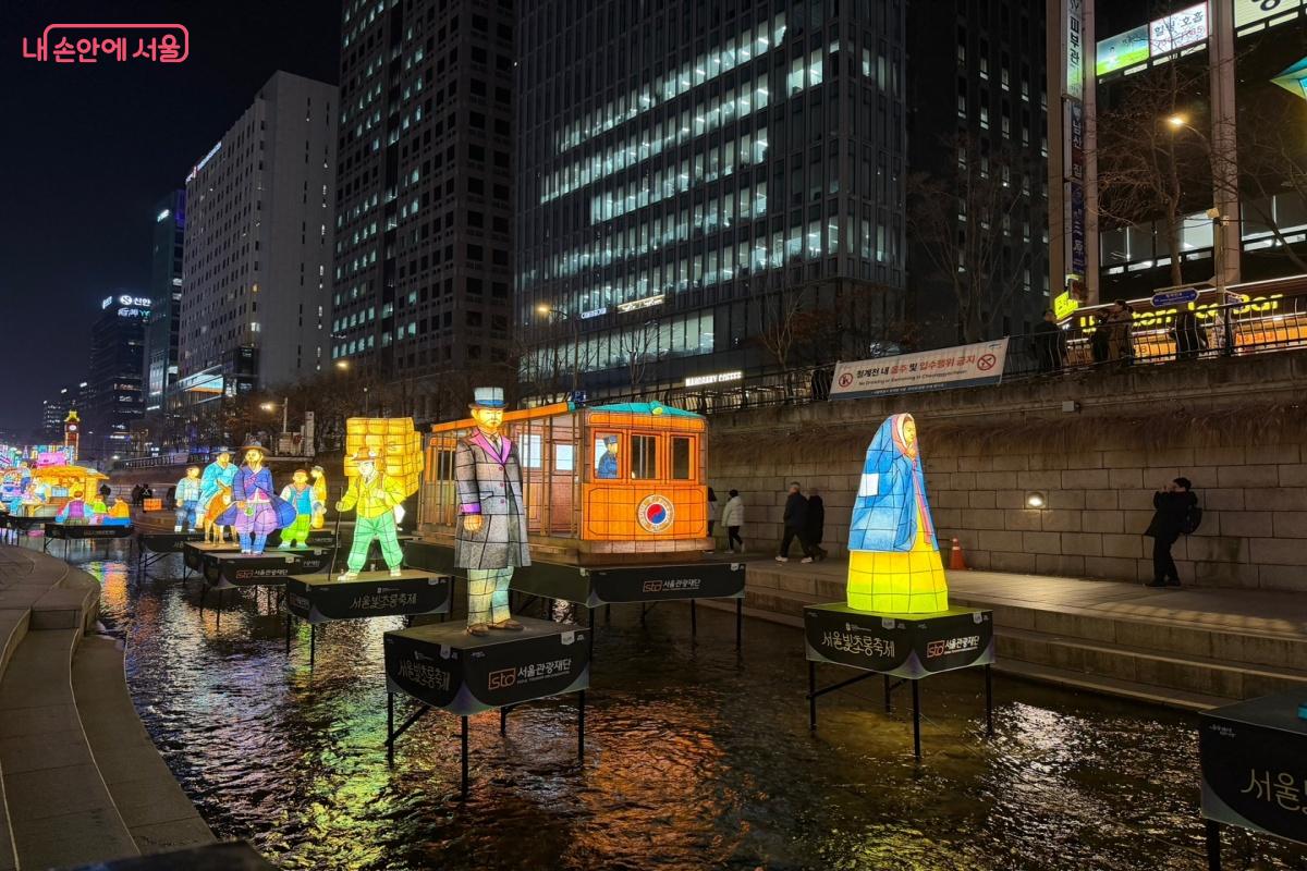 전기의 시작으로 우리의 생활이 변화되는 모습을 전시를 통해 알 수 있다. &copy;노윤지