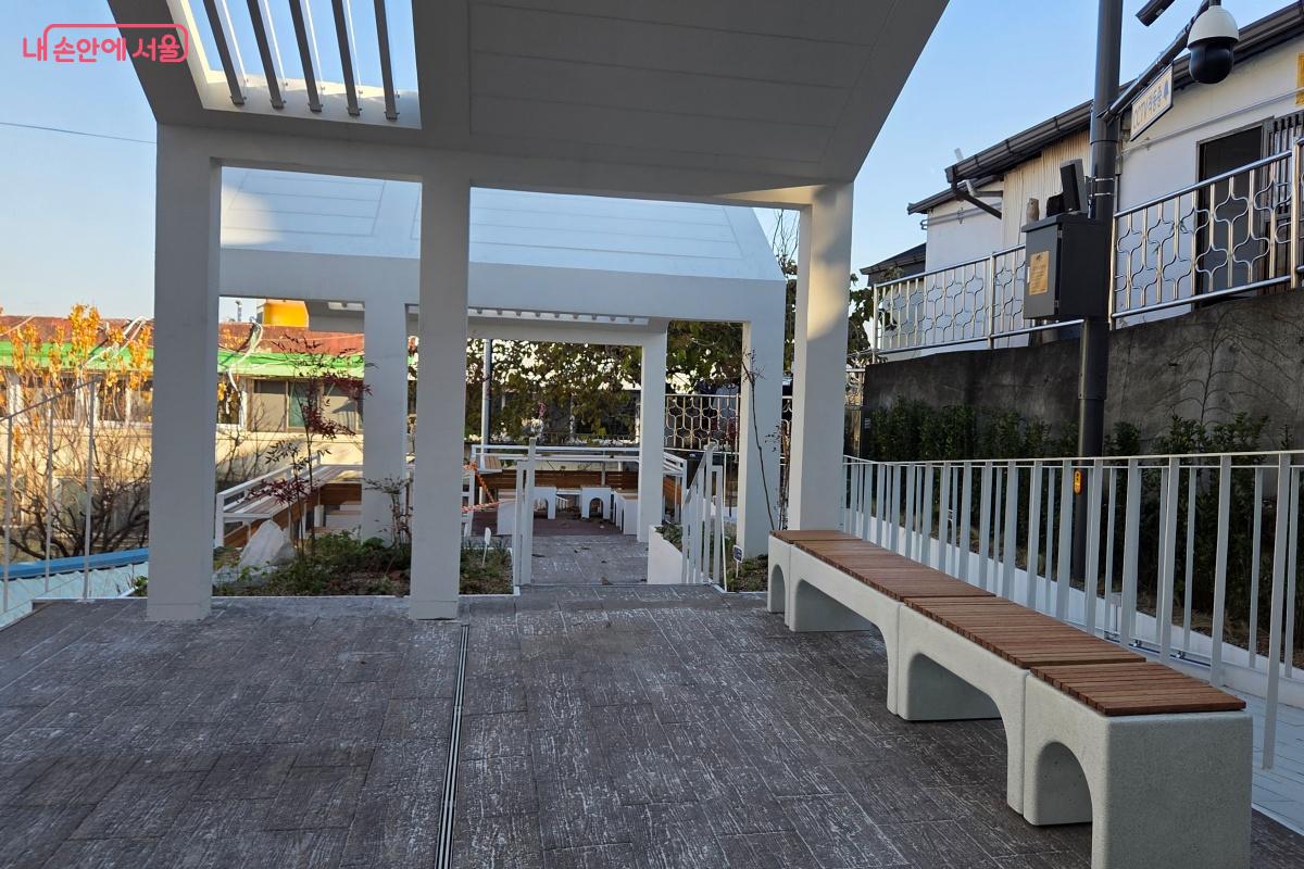 주민들이 자유롭게 모여 소통하기 좋은 공간이다. ©김미선