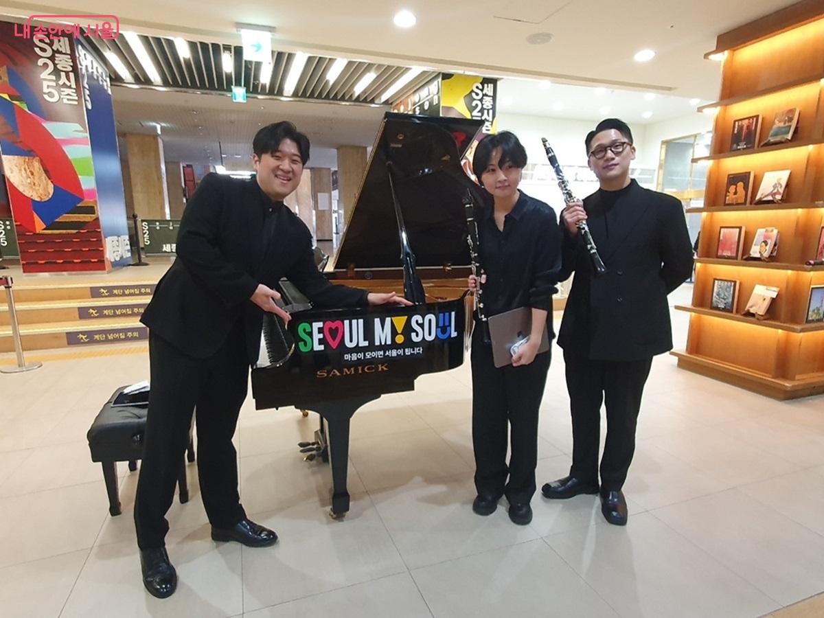 12월 3일 열린 '수요 라운지 음악회' ‘정오의 Jazz Spirit' ©엄윤주