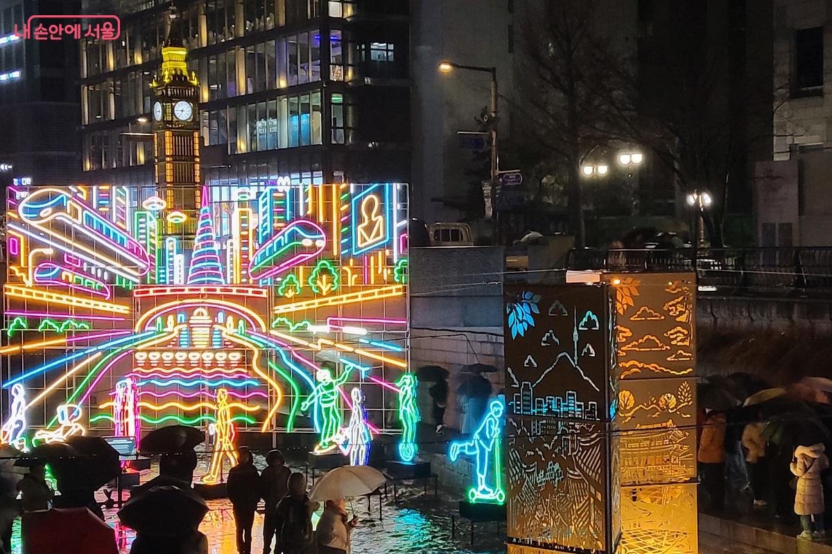 청계천의 미래를 보여주는 청계의 빛 &copy;권수진