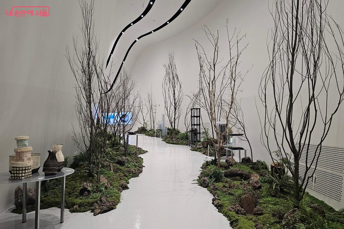 뮤지엄 둘레길에서 선보이고 있는 '창작의 정원' &copy;권연주