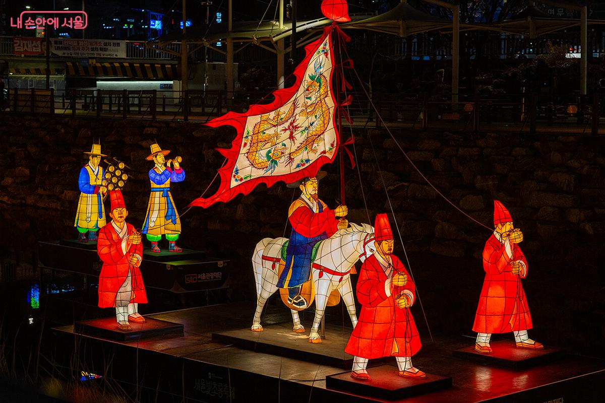강북구 우이천(우이교~쌍한교, 350m)에서 열리는 서울빛초롱축제 &copy;문청야