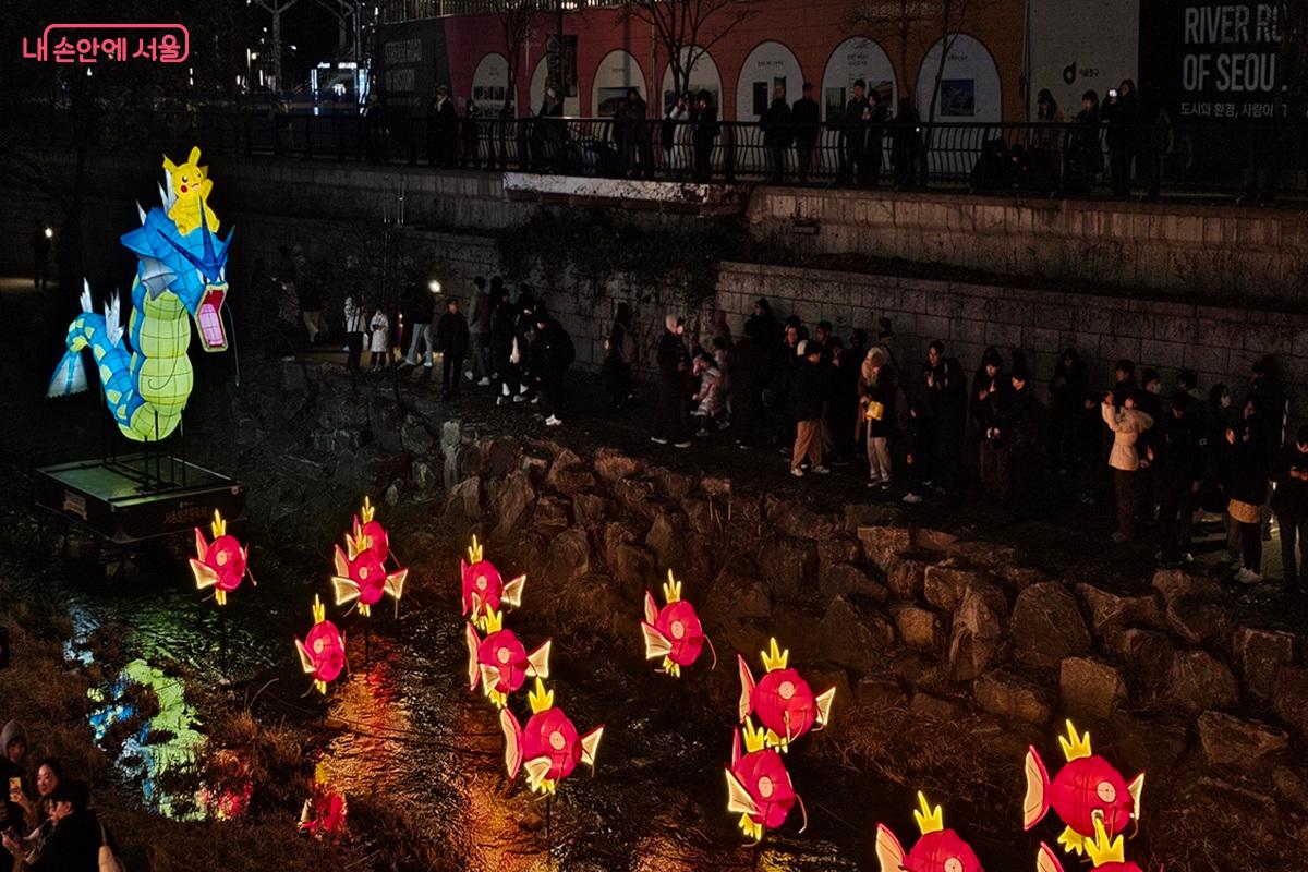 우와! 인기만점 잉어킹 100마리 &copy;권연주