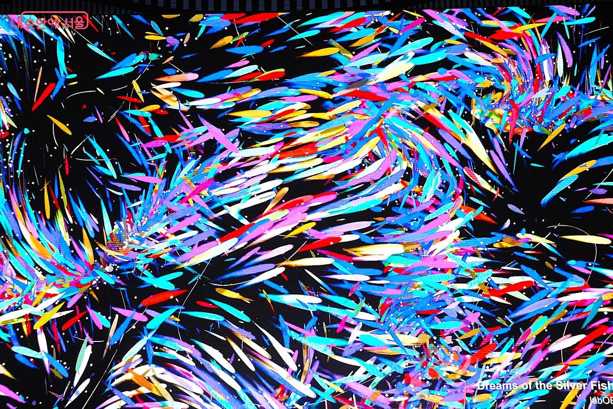 미디어아트 초청작가 특별전 중 김영태 작가의 <​은어의 꿈> &copy;조수봉