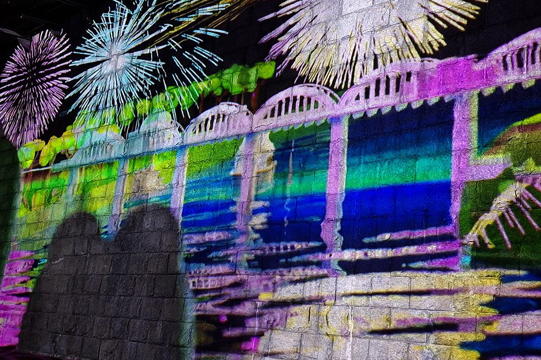 교량 하부가 미디어아트 갤러리로! '아뜰리에 노들' 야간 체험