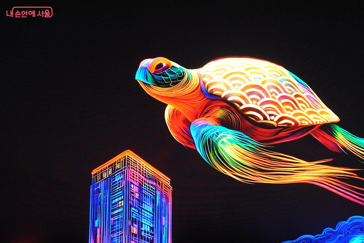 &lsquo;2025 서울라이트 광화문 국제공모&rsquo;작 중 이은실 작가의 <​빛의 문양> &copy;조수봉