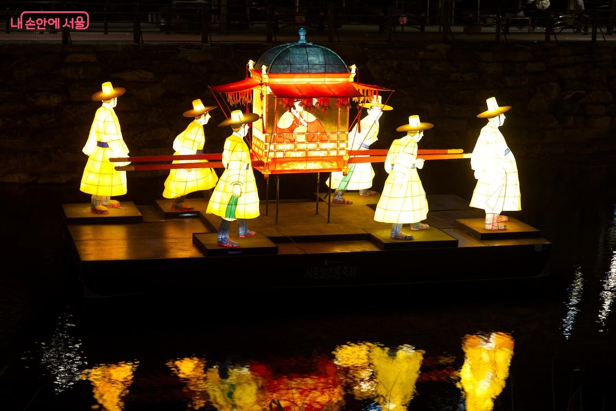 우이교와 쌍한교 사이의 약 350미터 구간을 축제 구간으로 활용하고 있다. ©임중빈