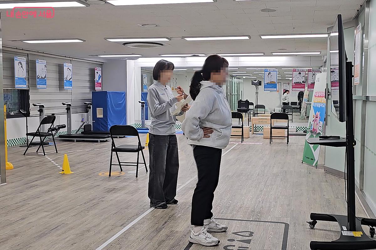 체력 측정 모습 - 성인 &copy;오도연